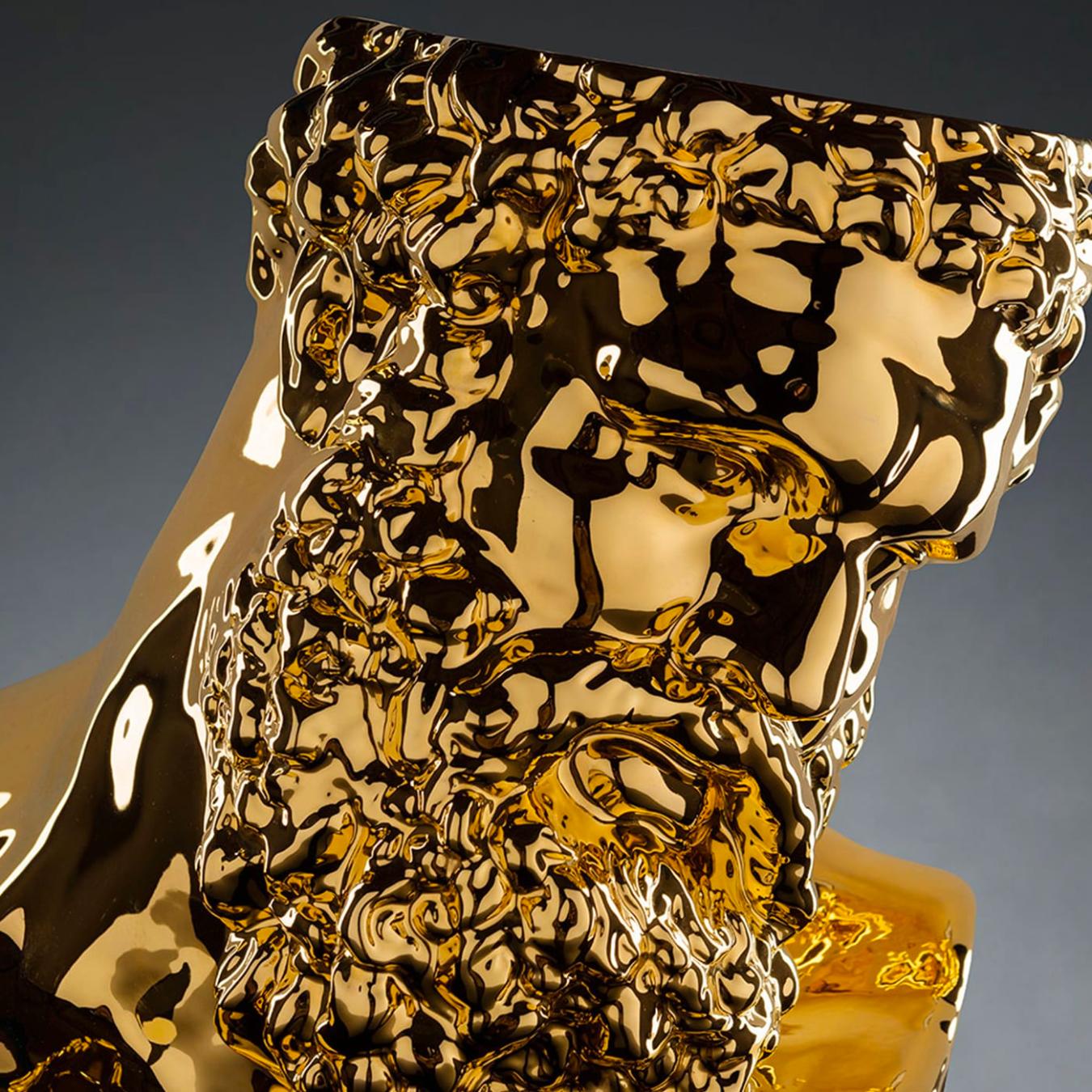 Ercole gouden bijzettafel