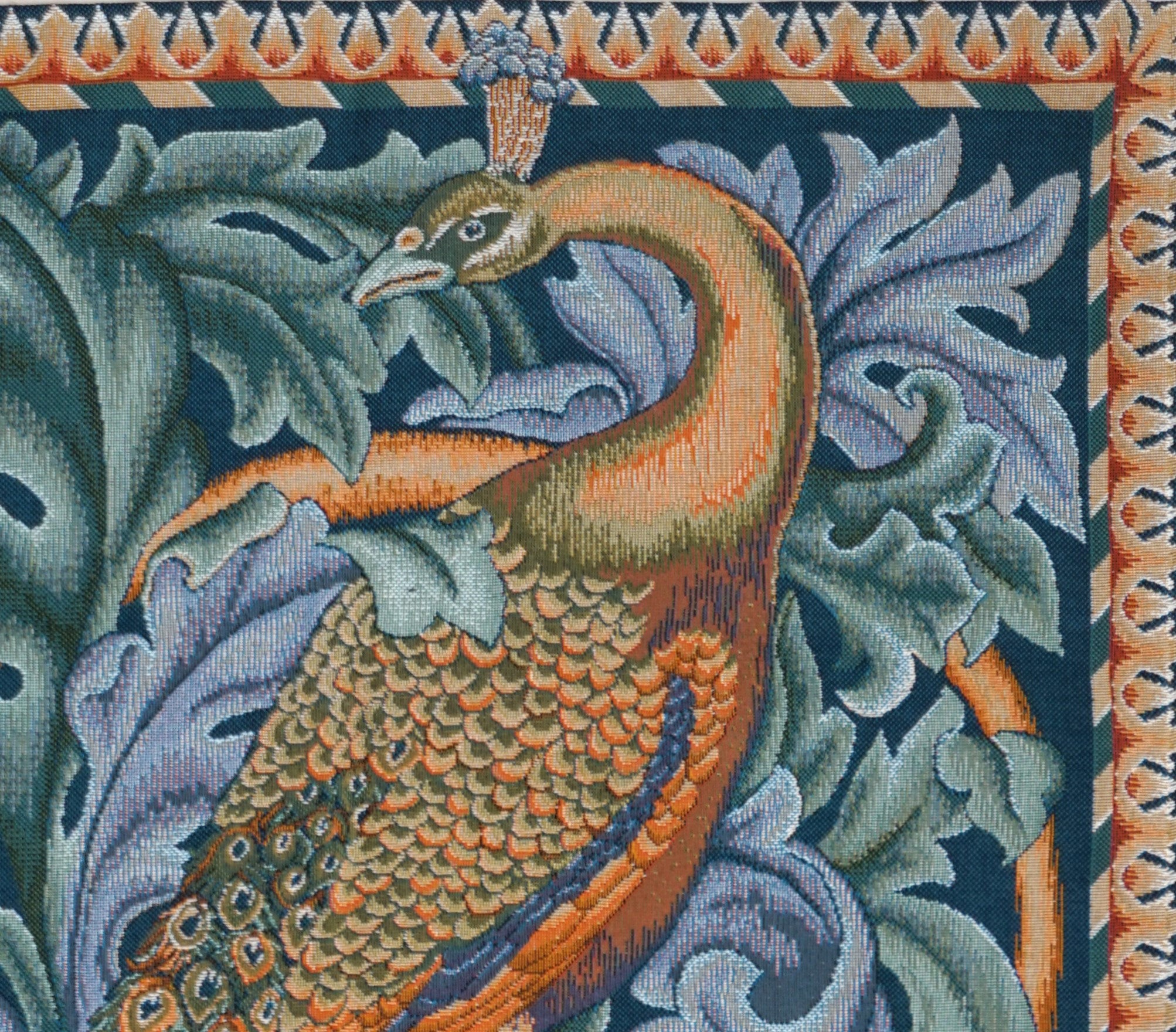The Peacock, William Morris wandtapijt | Maat: 50 × 67 cm
