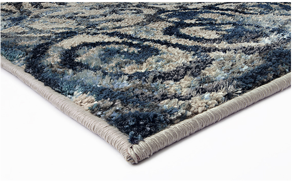 Antique Beige / Blue tapijt | Maat: 160 × 235 cm