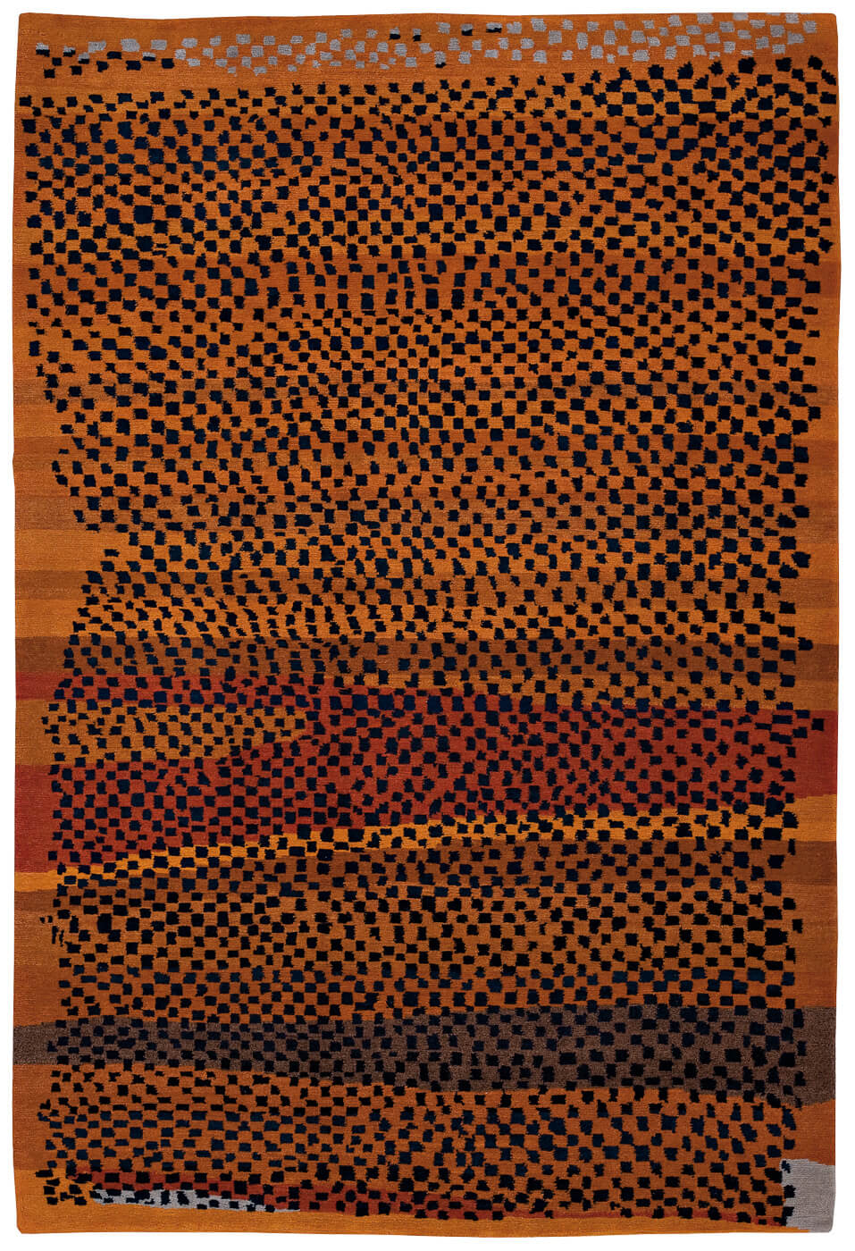 Vintage schaakbord tapijt | Maat: 250 × 300 cm
