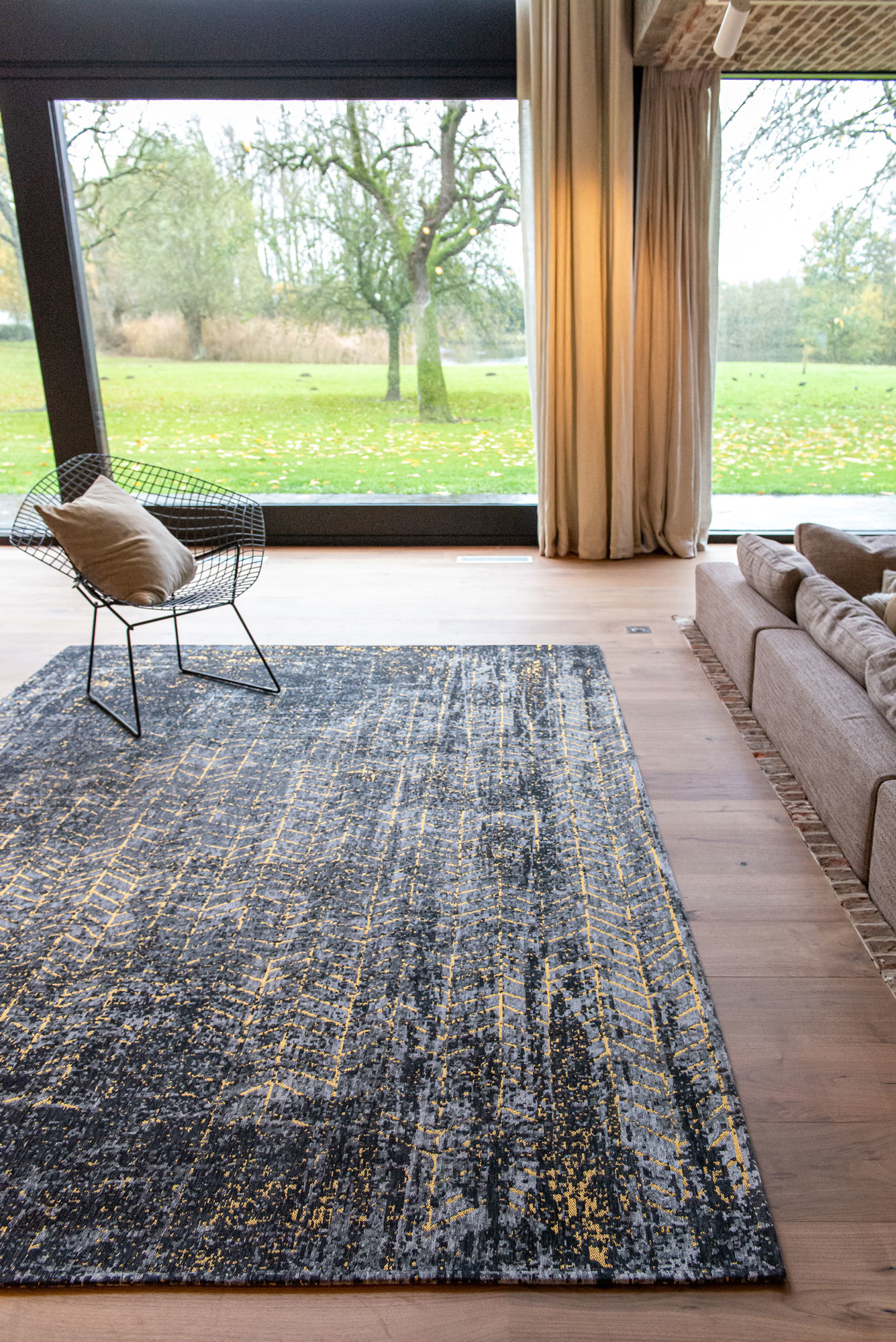 Broadway Glitter tapijt | Maat: 200 × 280 cm