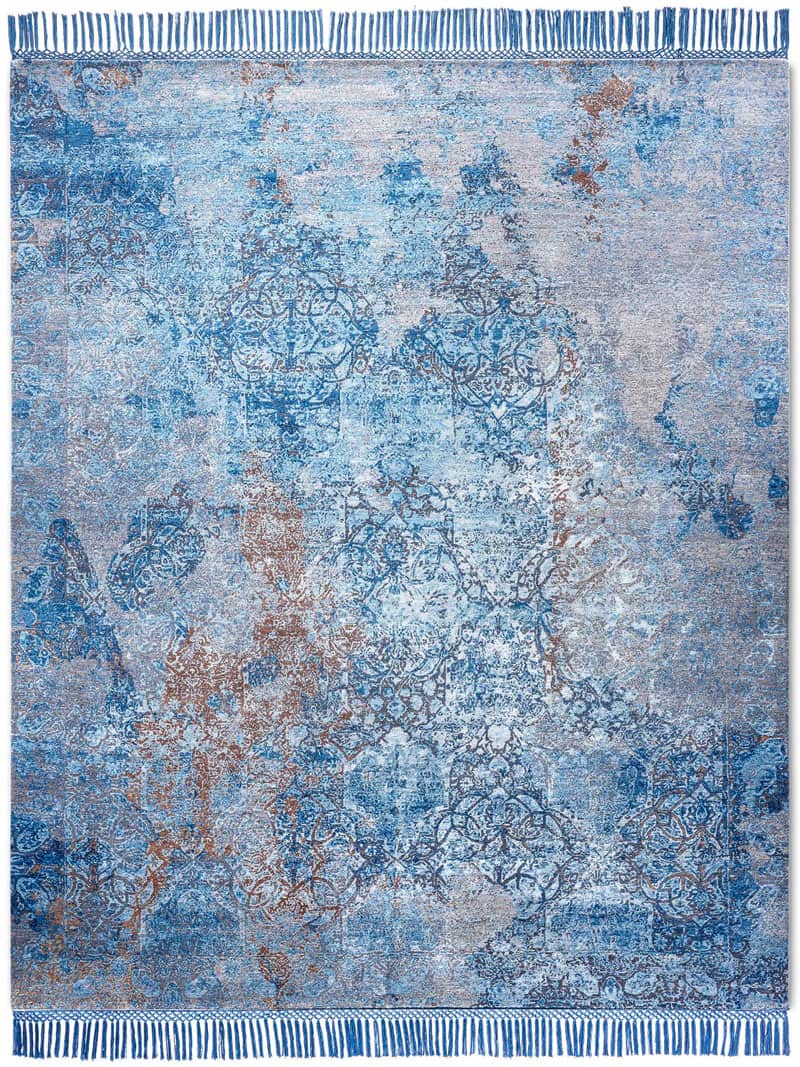 Ferahan Splash handgeweven tapijt | Maat: 365 × 457 cm