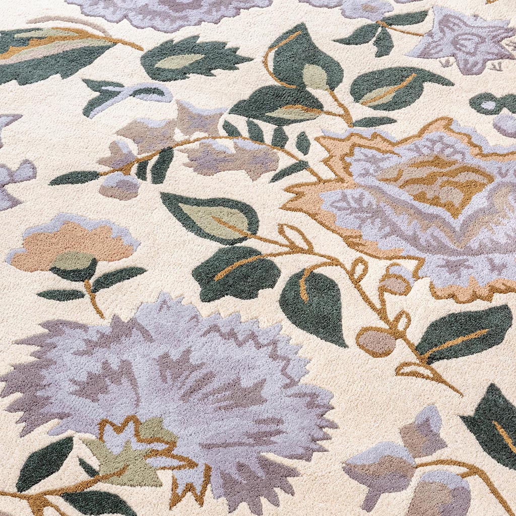 Wendling floral heide pu tapijt | Maat: 140 × 200 cm