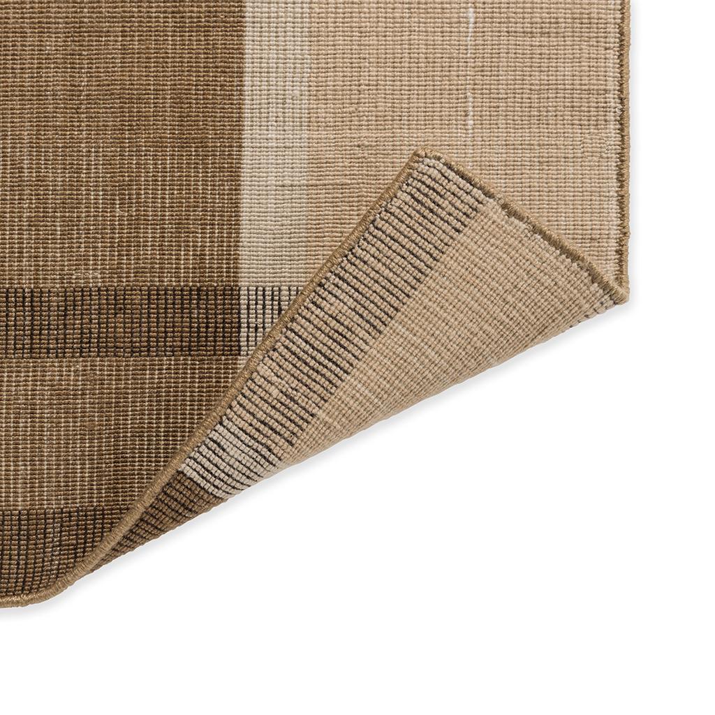 Zona cashew blok streep outdoor tapijt | Maat: 140 × 200 cm