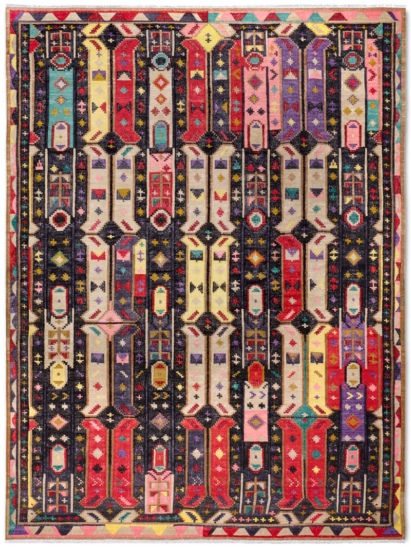 Flatweave handgemaakte luxe tapijt | Maat: 183 × 274 cm