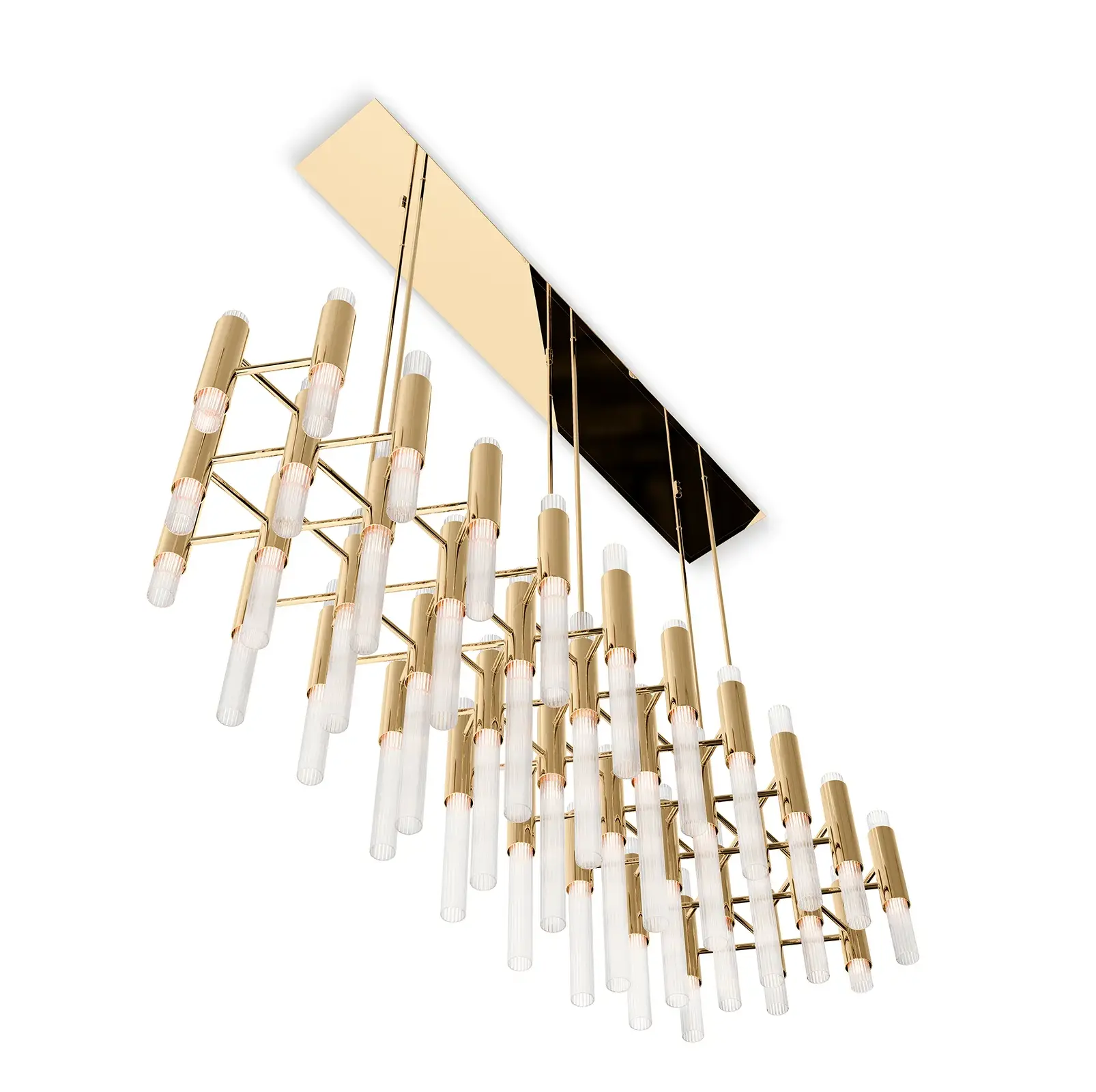 Cascade rechthoekige hanglamp