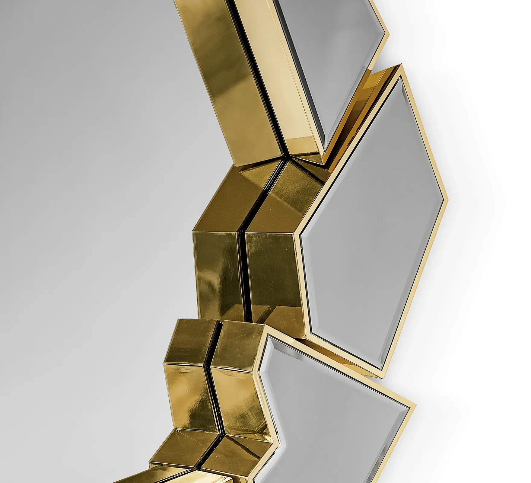 Shatter ronde spiegel