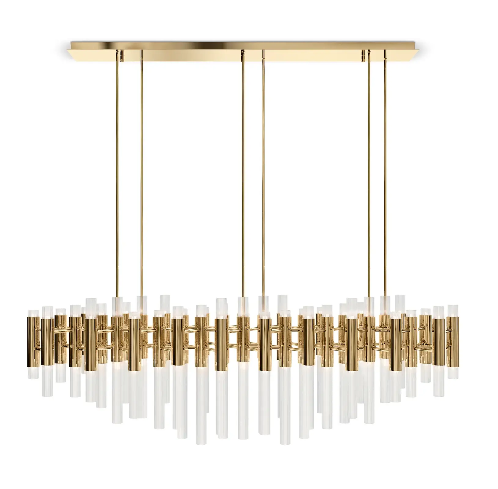 Cascade rechthoekige hanglamp