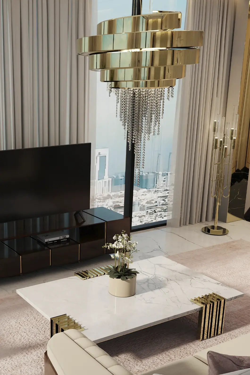 Art Deco kroonluchter - 2