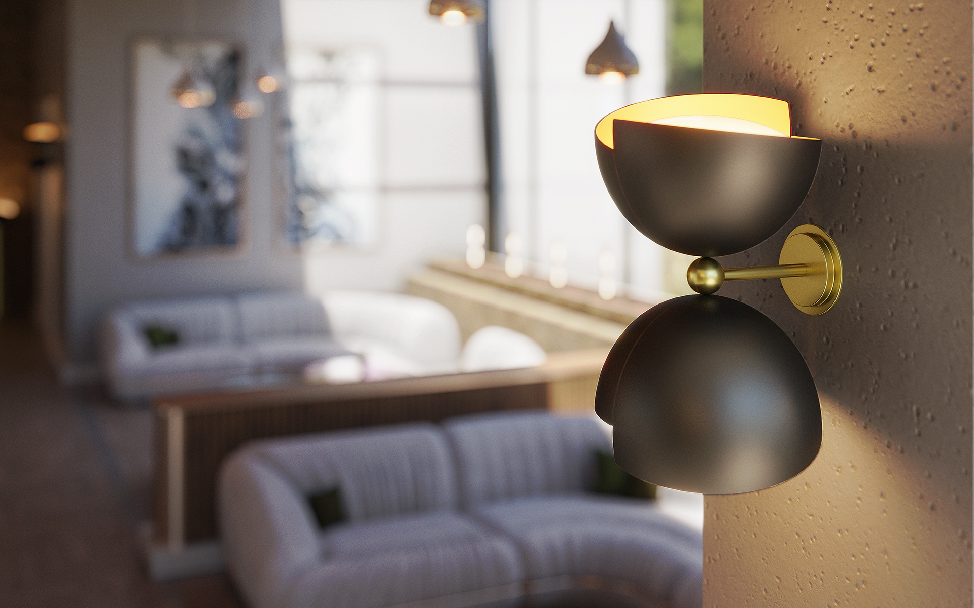 Illusion wandlamp - 6