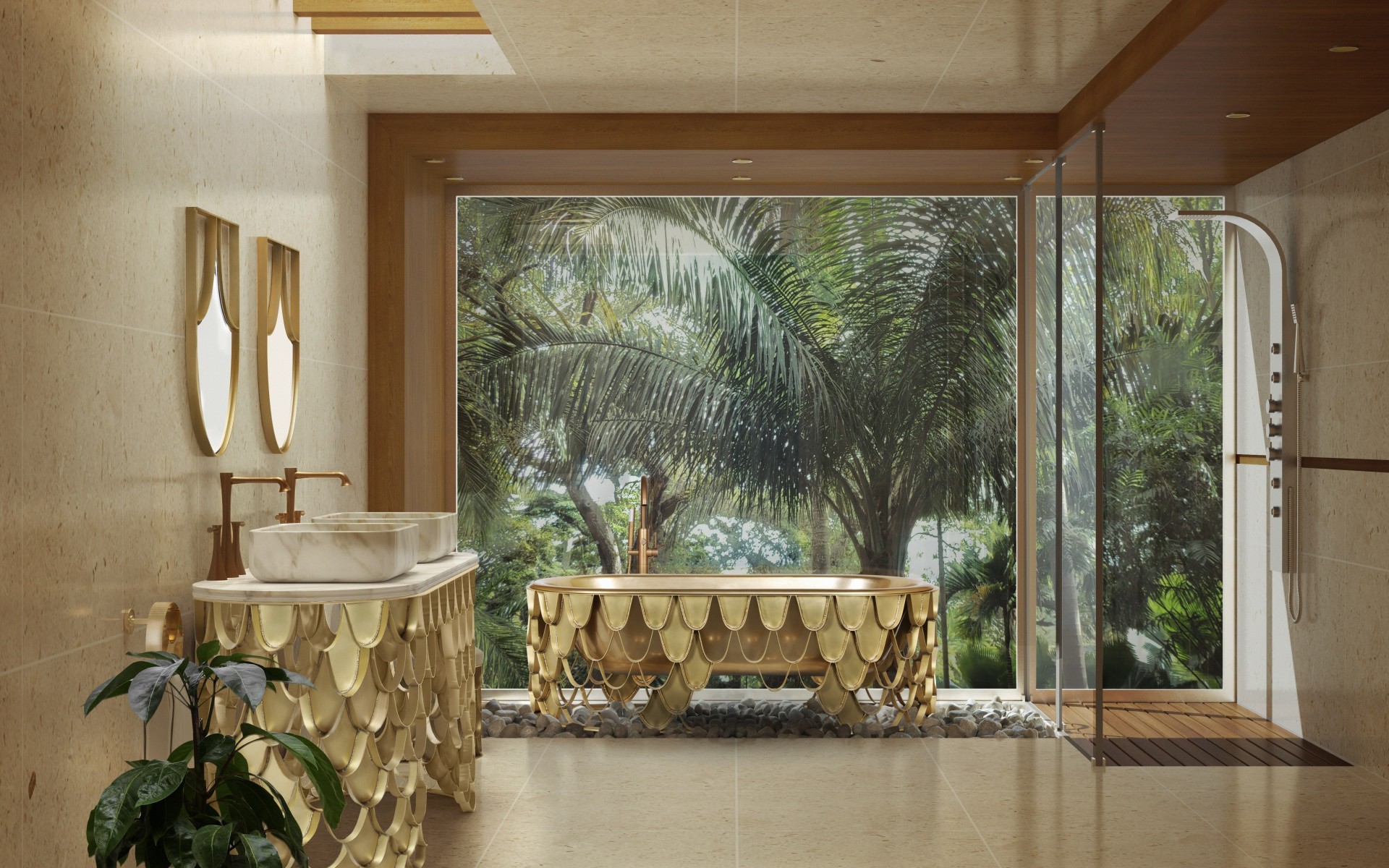 Karper-geïnspireerde badkuip - 2