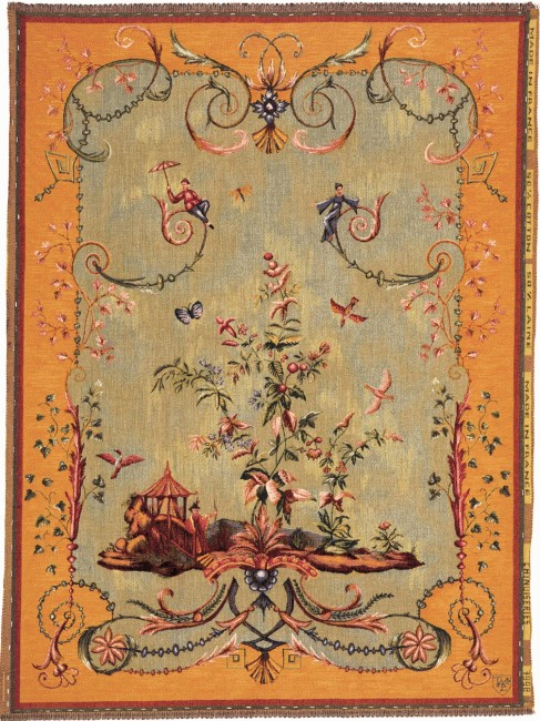 Chinoiseries wandtapijt