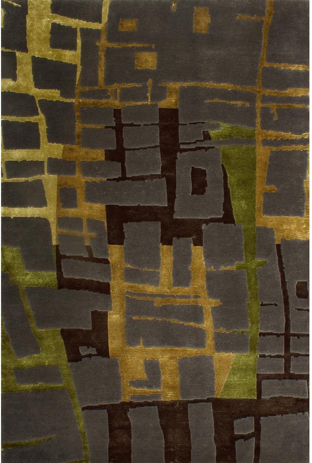 Handgeknoopt wol & viscose Diana tapijt | Maat: 250 × 350 cm