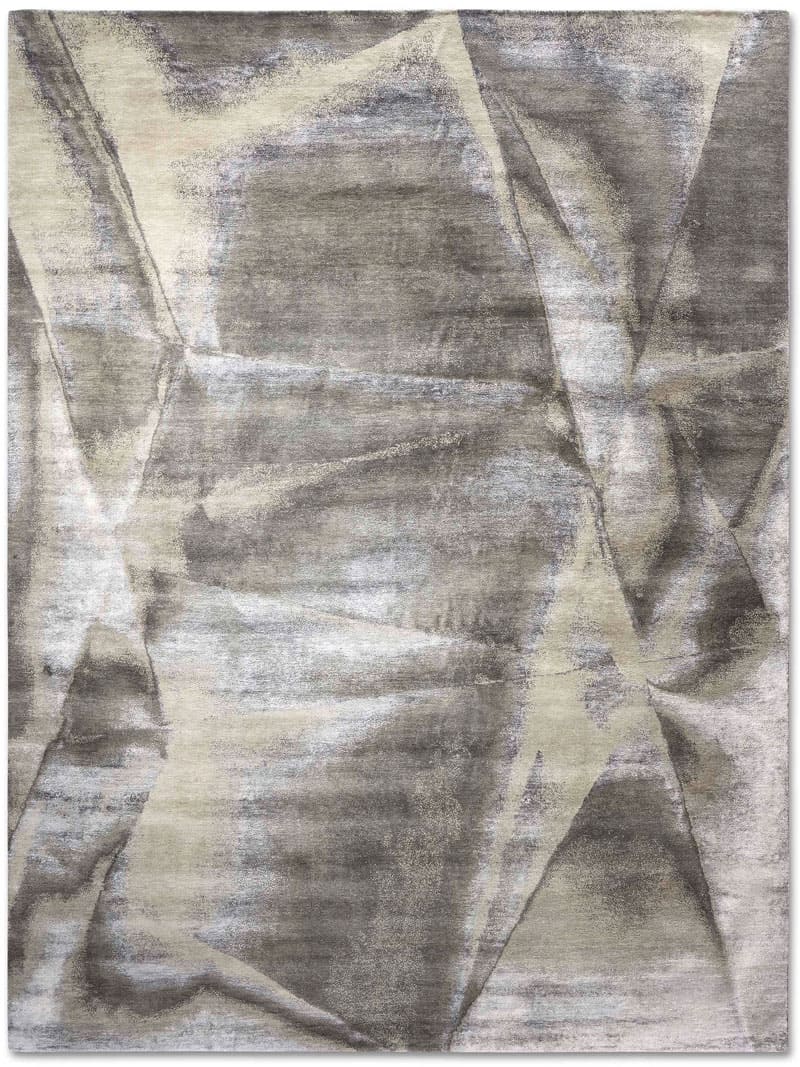 Ice Land luxe handgeknoopt tapijt