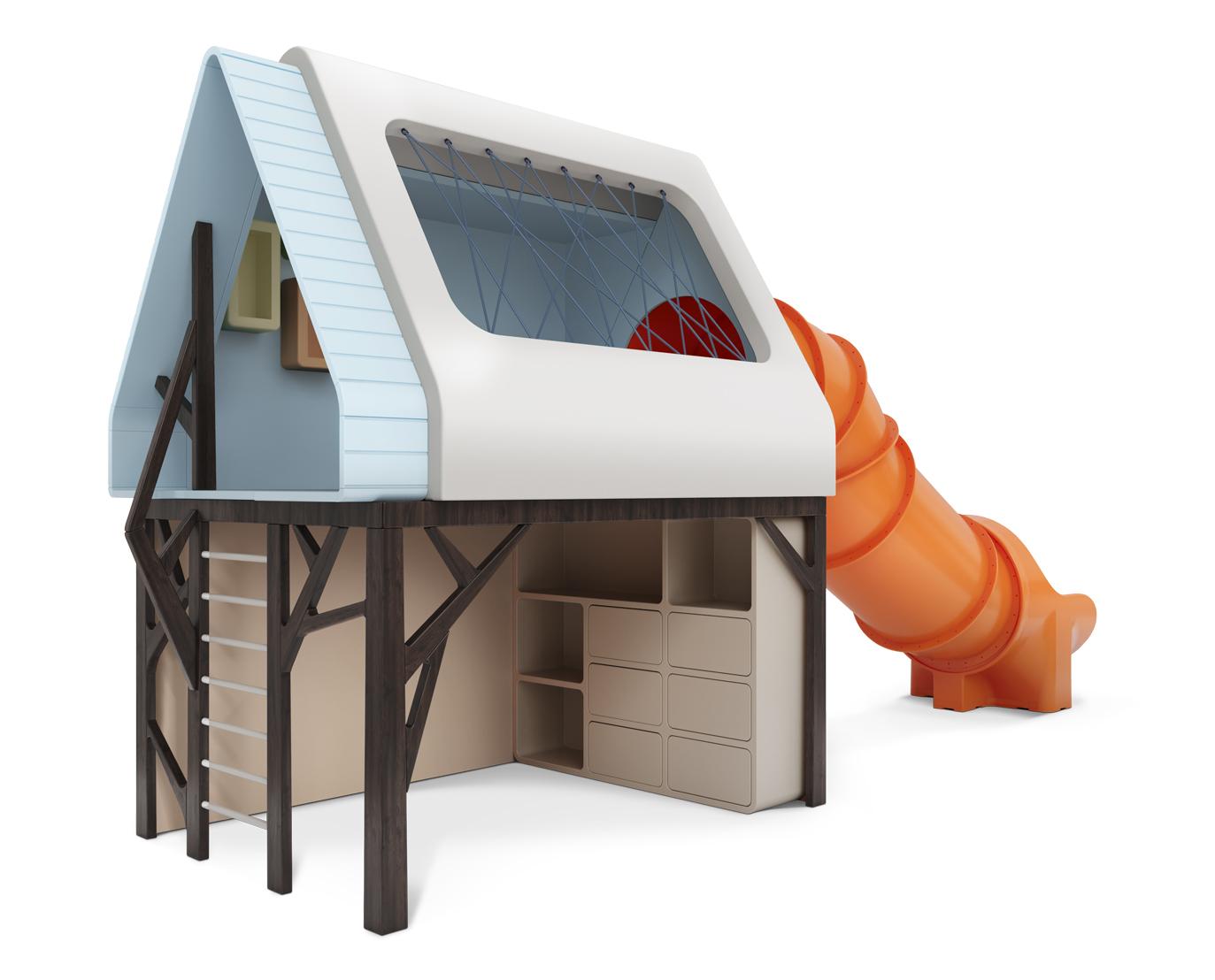 Jungle Adventure glijbaan speelplaats