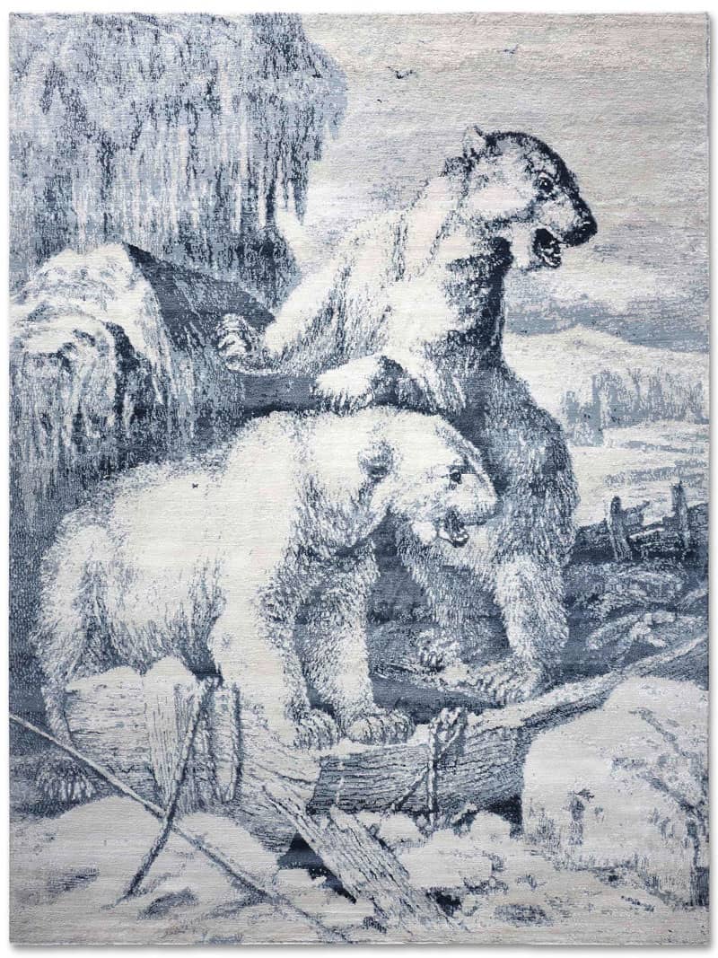 Polar Bear handgeweven tapijt
