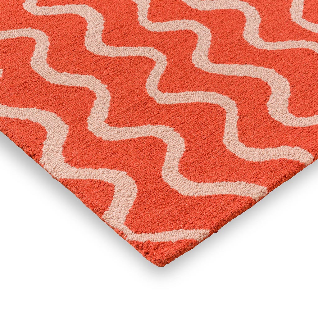 Ribbon koraal tapijt | Maat: 250 × 350 cm