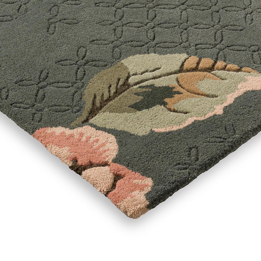 Aylworth trail varengroen tapijt | Maat: 250 × 350 cm