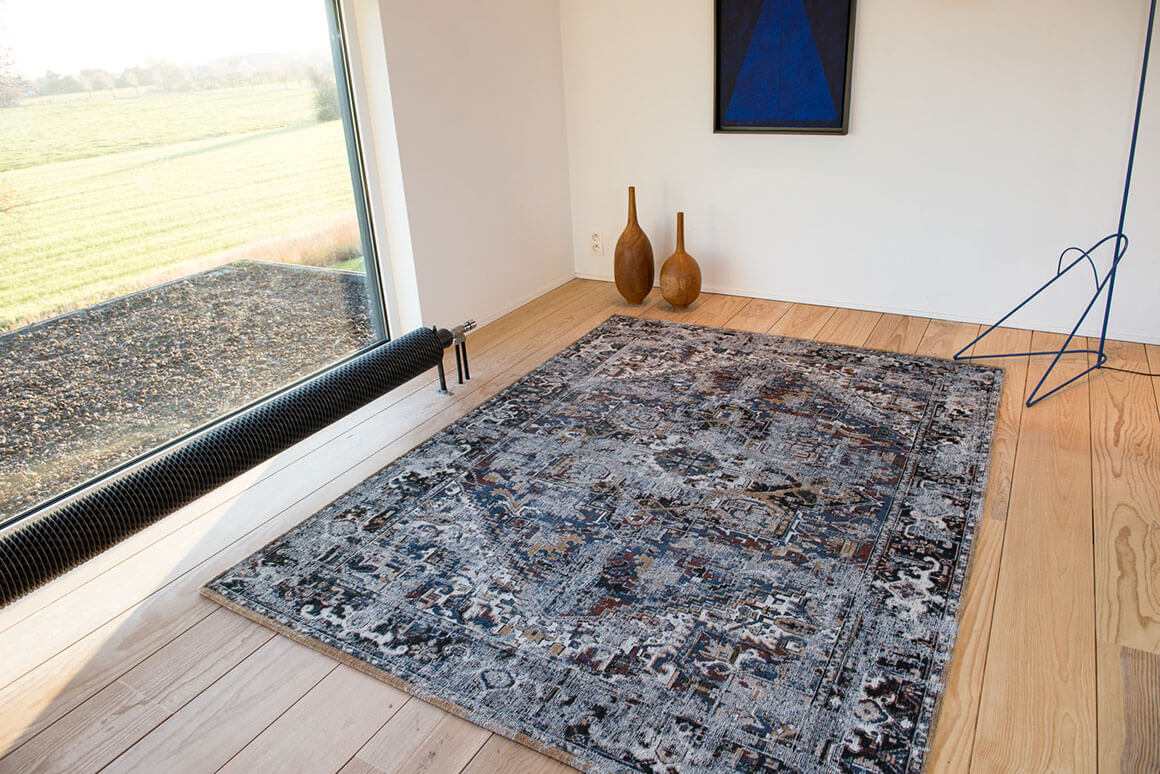 Divan Blue tapijt | Maat: 140 × 200 cm