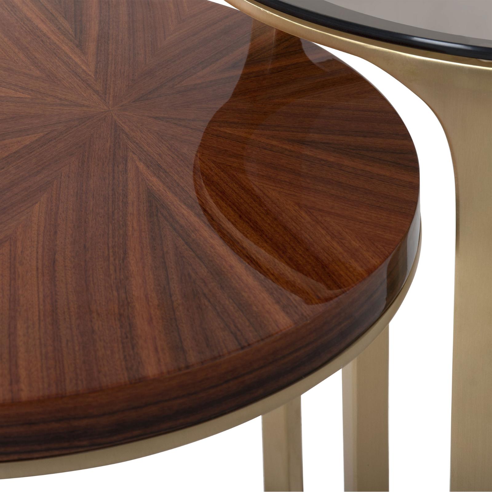 Twee-laags bijzettafel bijzettafel