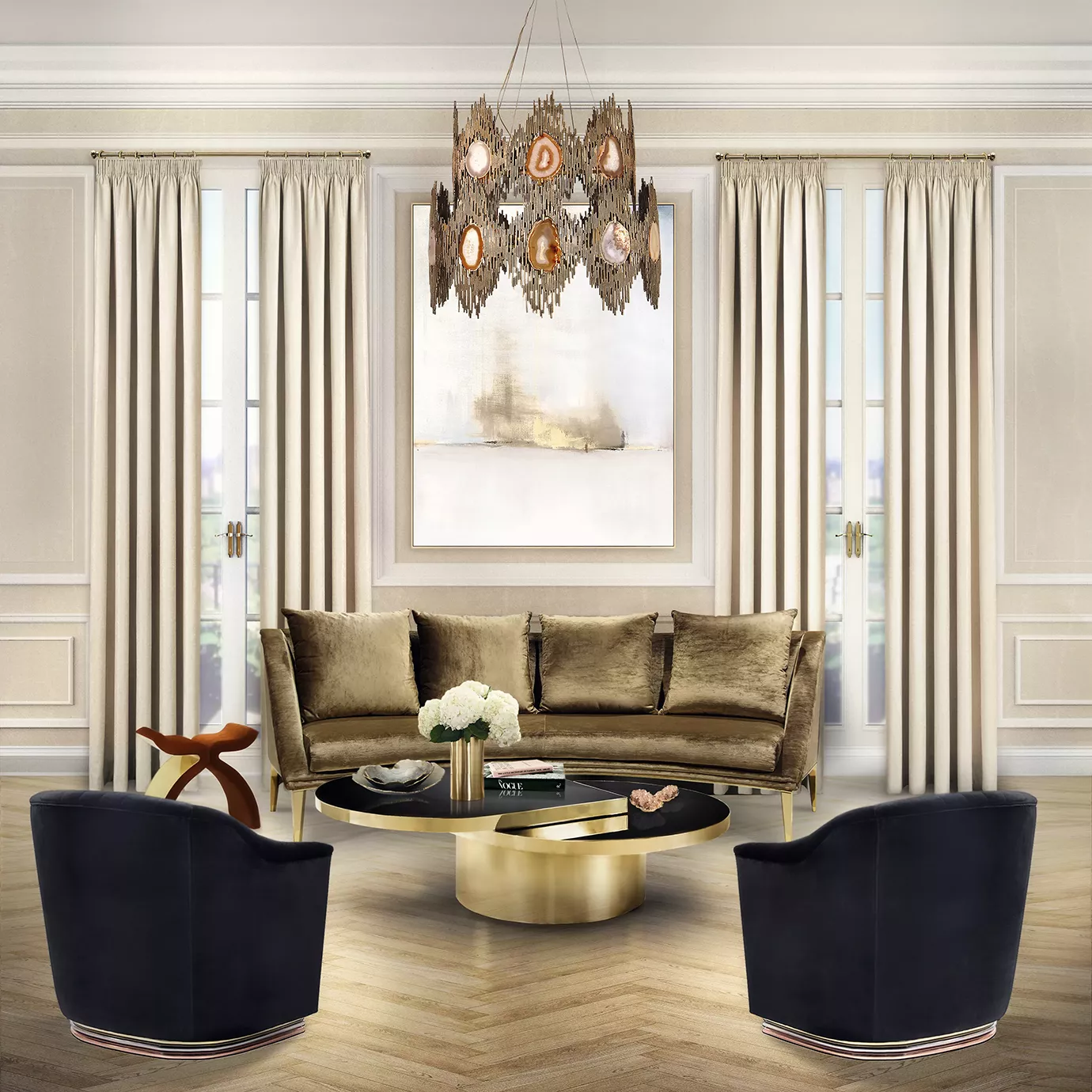 Vivara 2 ringen kroonluchter