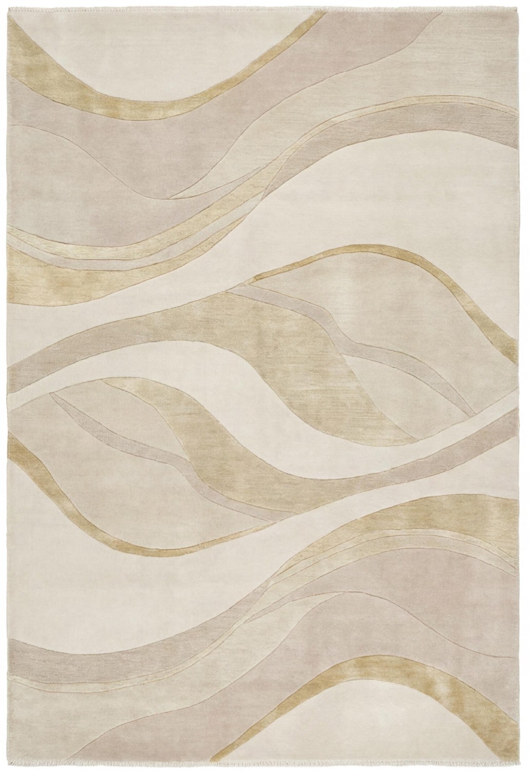 Sand Waves handgemaakt vloerkleed