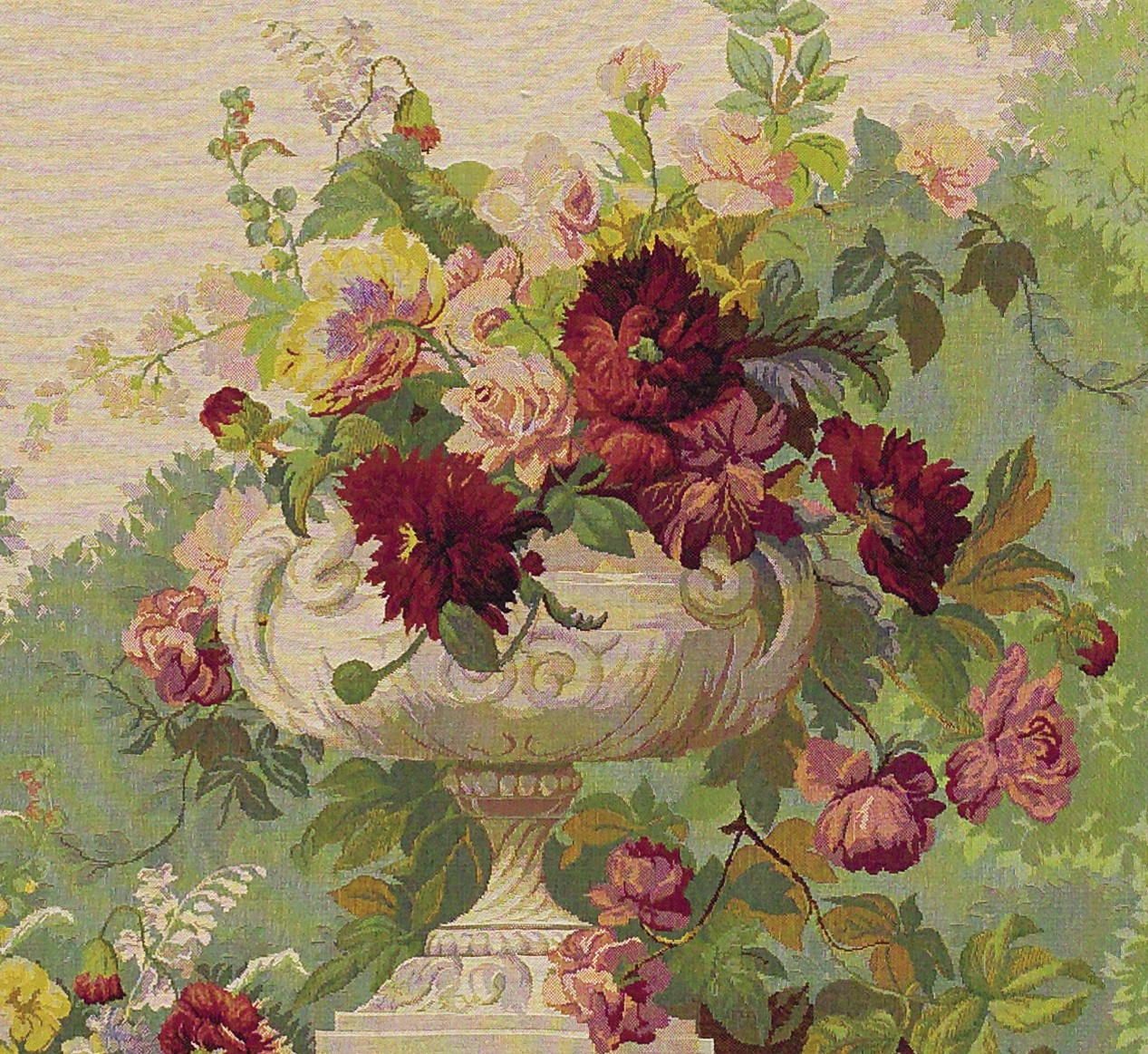 Flowered Drapery wandtapijt | Maat: 150 × 200 cm