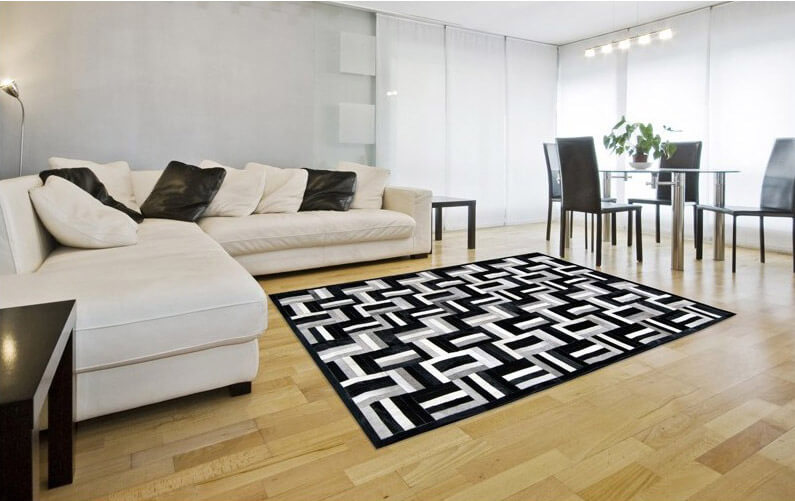 Sparta koeienhuid tapijt | Maat: 120 × 180 cm
