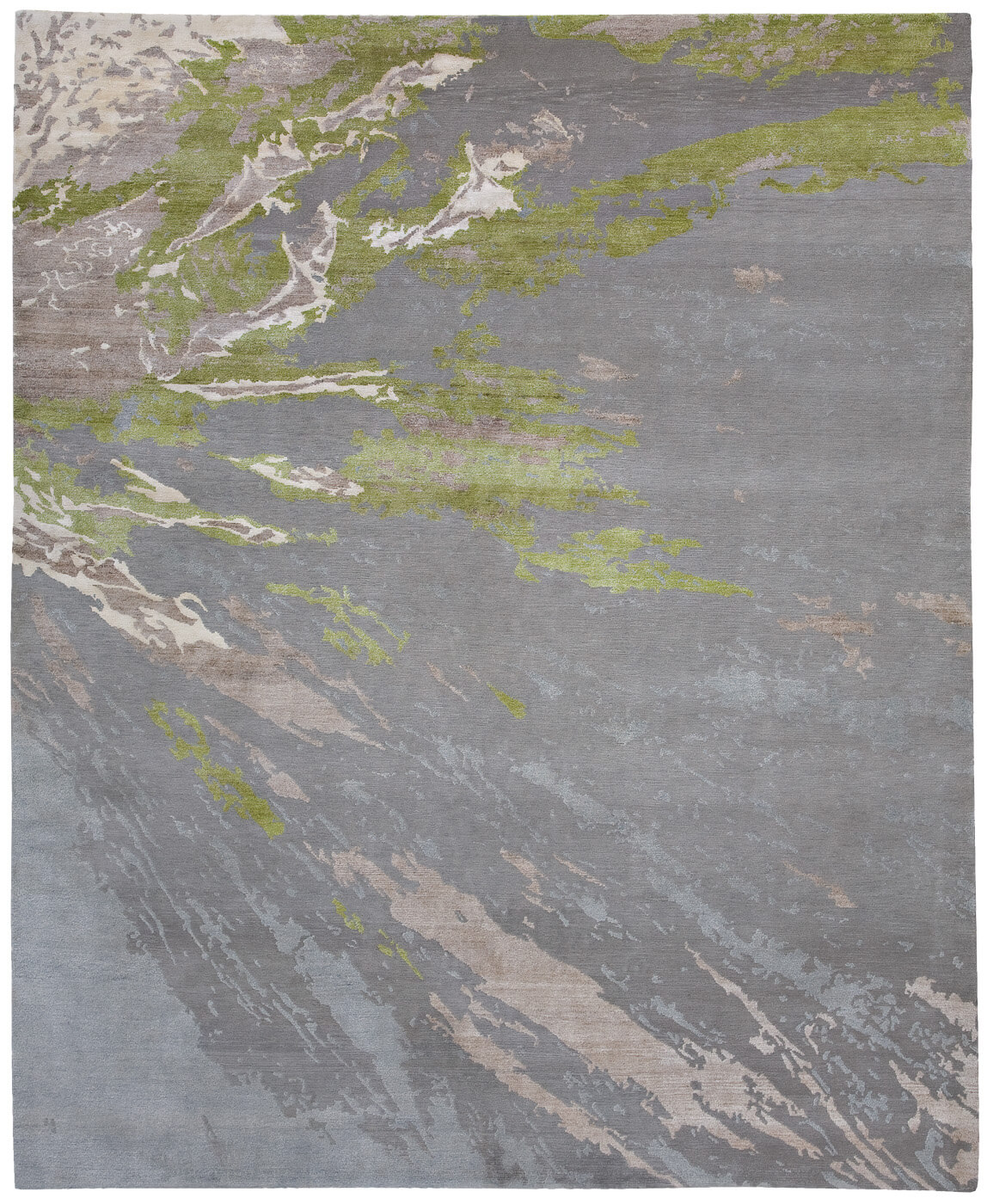 Fujisan groen tapijt | Maat: 200 × 300 cm