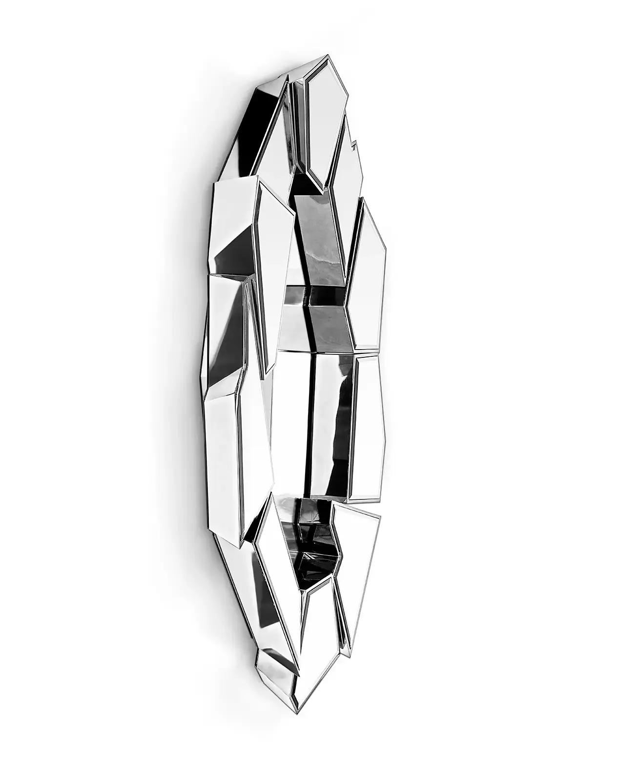 Shatter zilveren spiegel