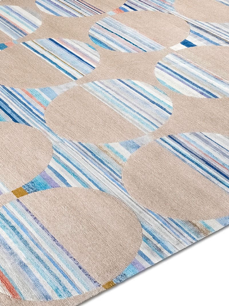 Eco handgeknoopt vloerkleed