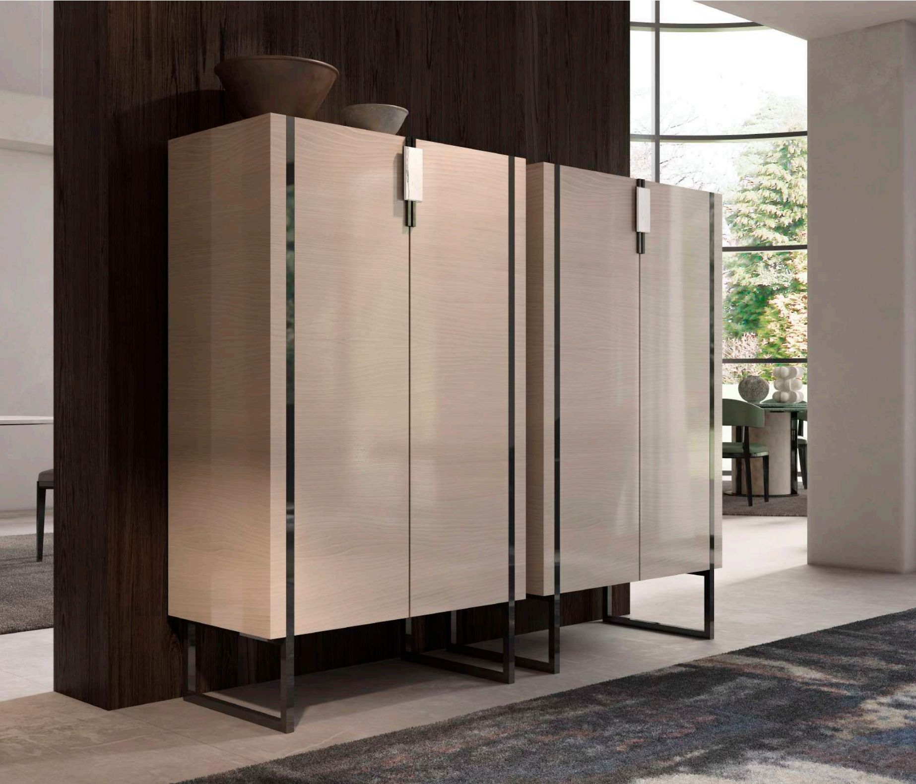 Barunit met verlichting