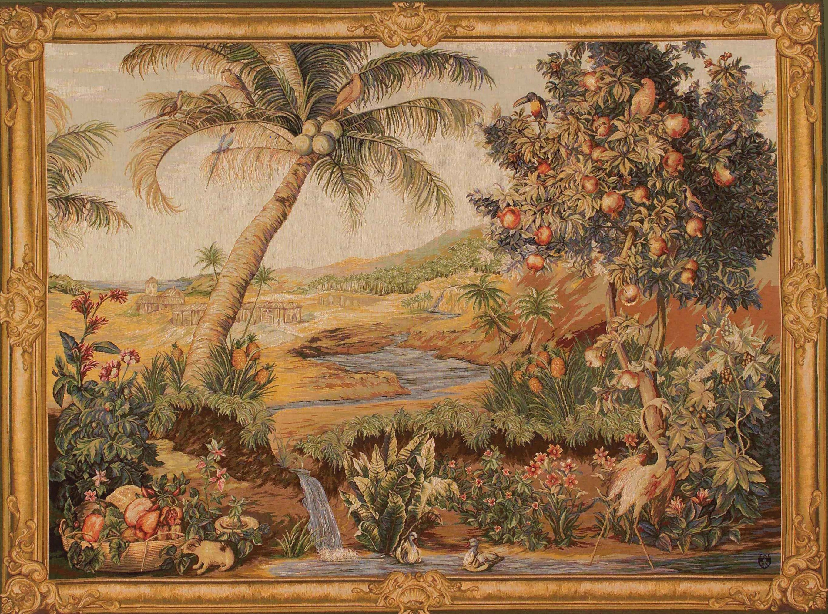 The Oasis horizontaal wandtapijt | Maat: 150 × 200 cm