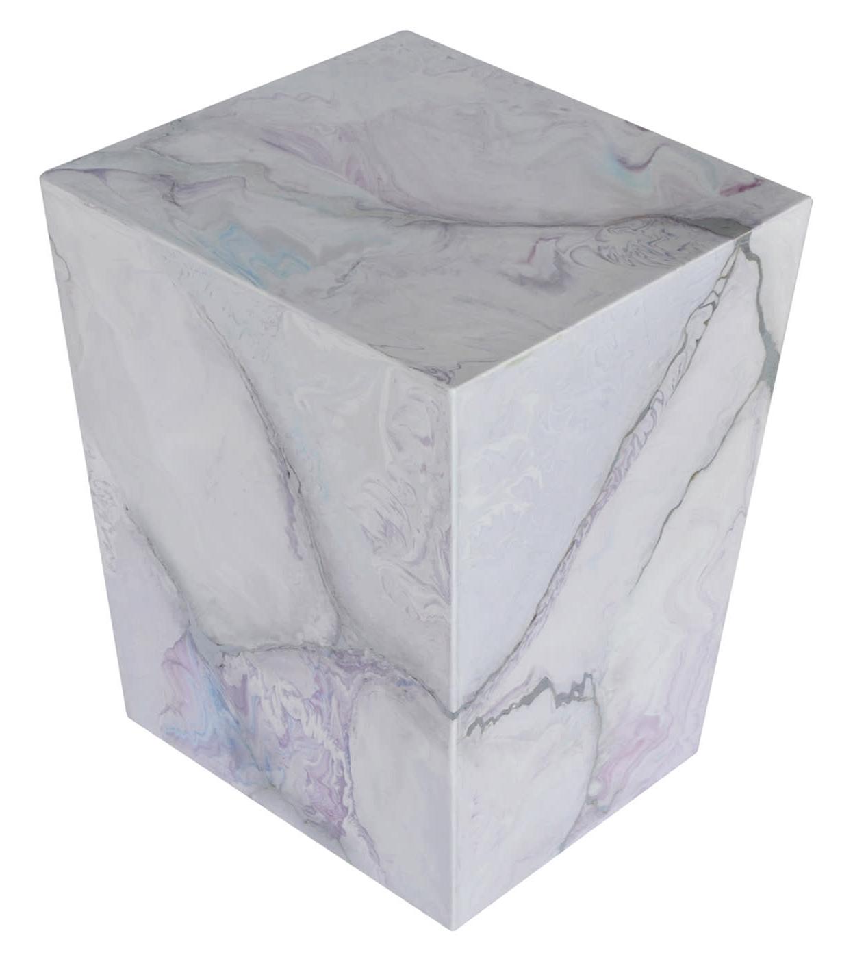 Blauw-roze bijzettafel