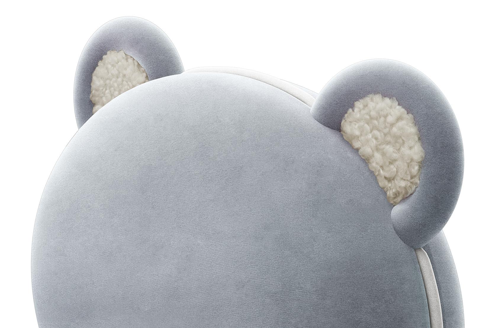 Fluffy Bear lichtblauwe kinderstoel