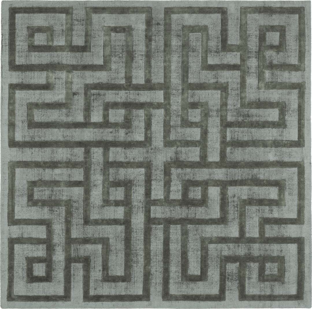 Labyrinth vloerkleed