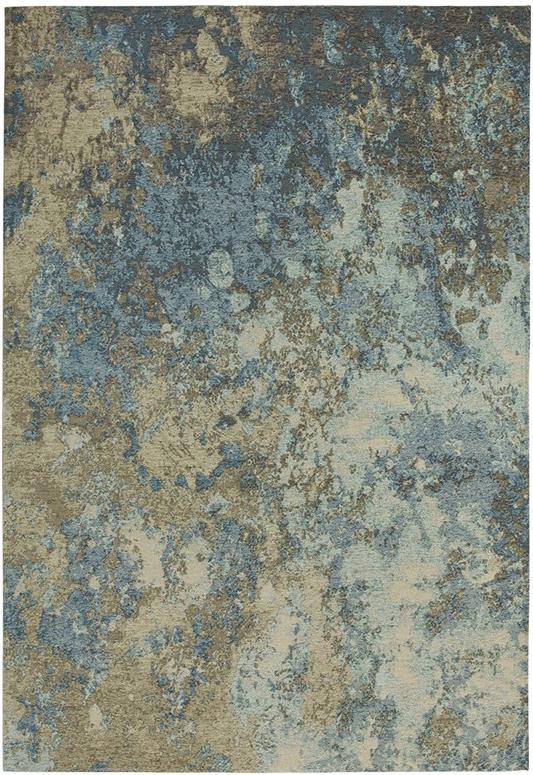 Deco abstract Green / Blue tapijt | Maat: 160 × 235 cm