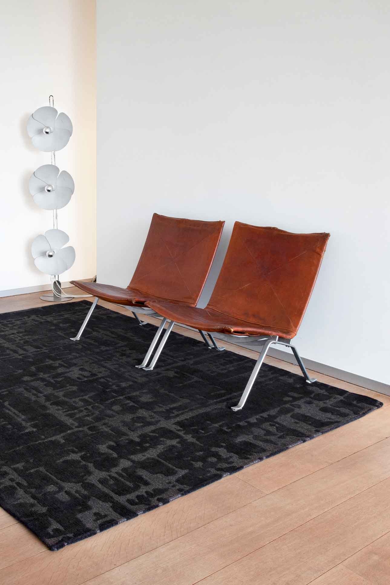 Baobab - Black Water tapijt | Maat: 80 × 150 cm