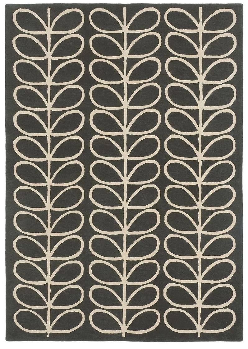 Linear stem slate tapijt | Maat: 250 × 350 cm