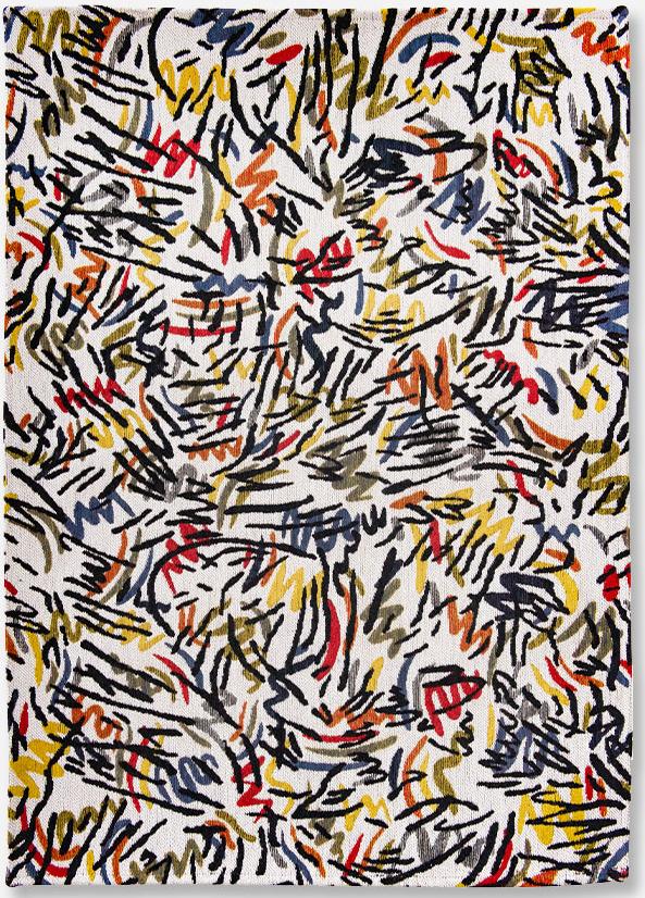 Street Graph tapijt | Maat: 100 × 140 cm
