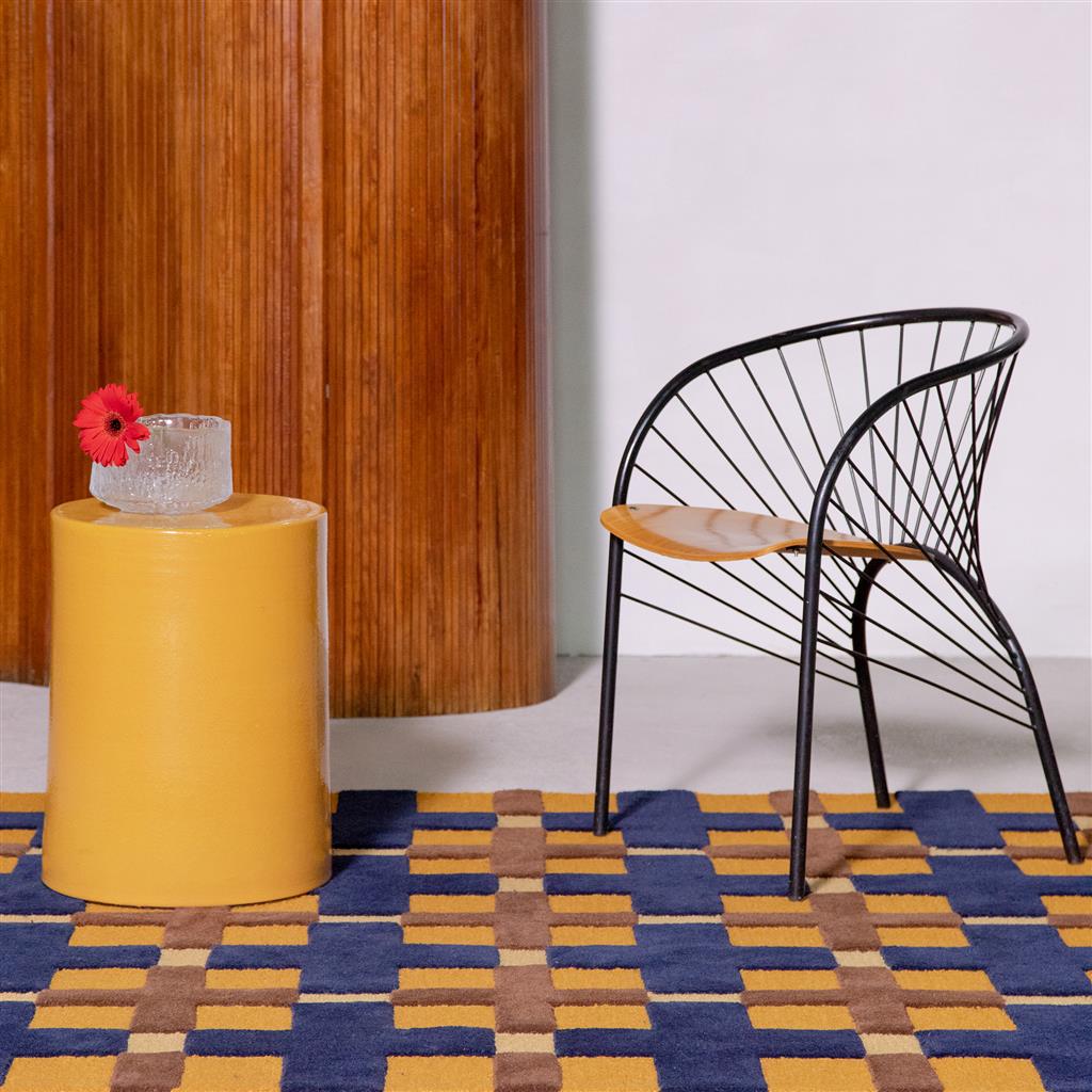 Decor milano gouden oker tapijt | Maat: 140 × 200 cm