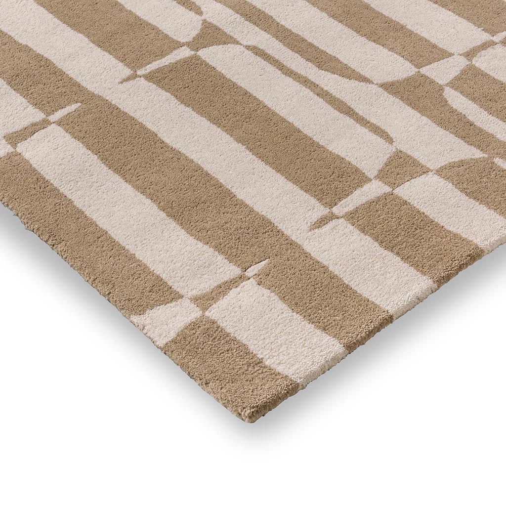 Lohko streep kiezelsteen tapijt | Maat: 200 × 280 cm