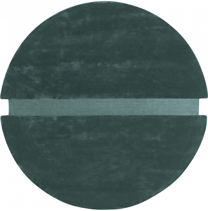 Pop Art Green rond tapijt | Maat: Ø 200 cm