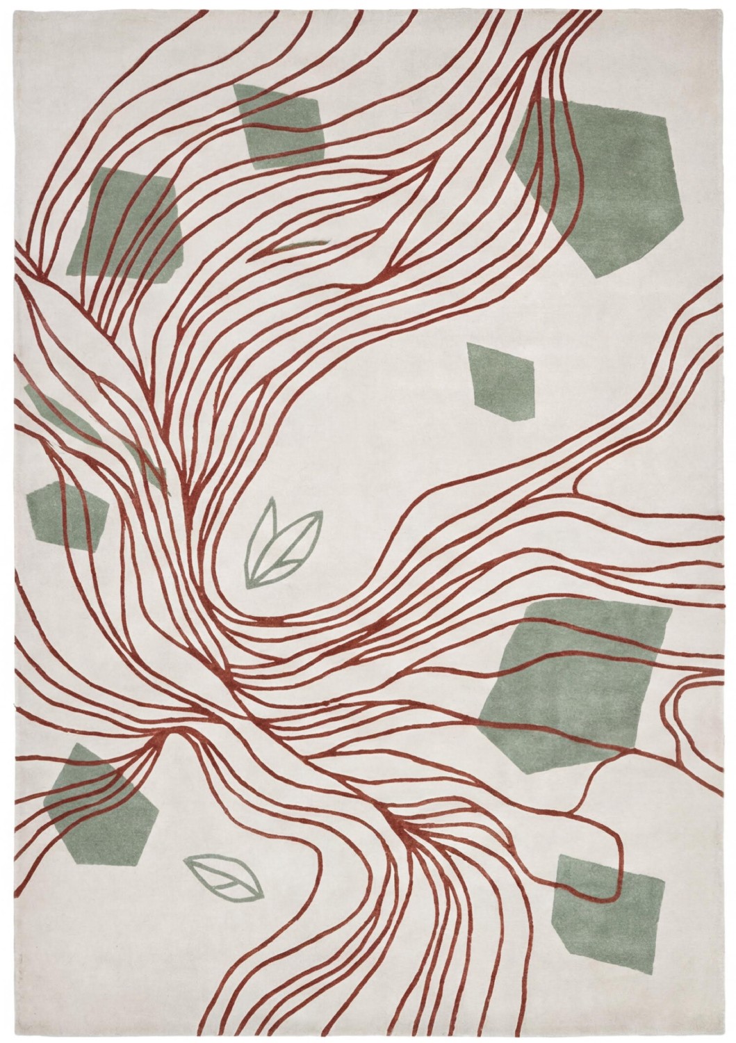 Flowing Lines luxe vloerkleed
