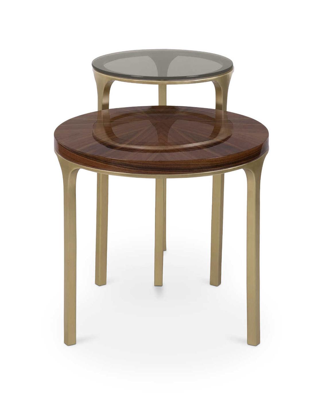 Twee-laags bijzettafel bijzettafel