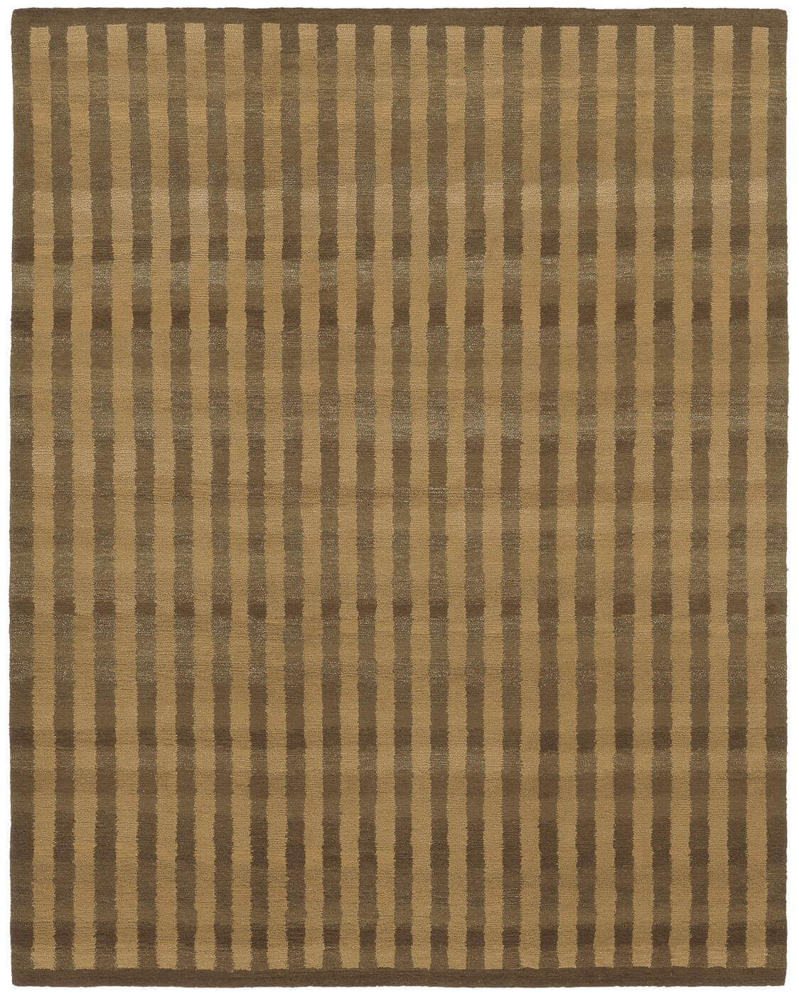 Gama verticale strepen bruin tapijt | Maat: 200 × 300 cm