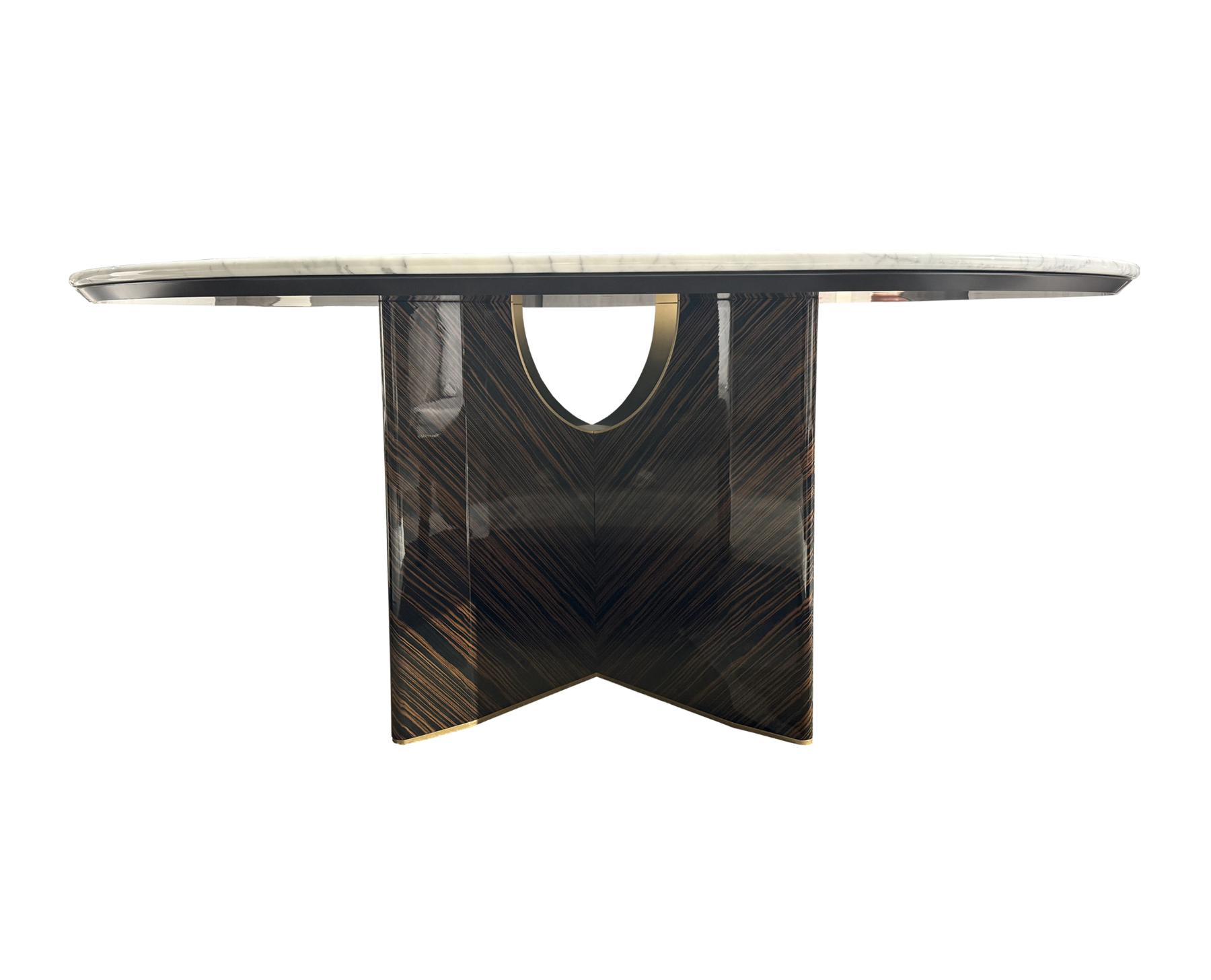 Modo ronde marmeren eettafel