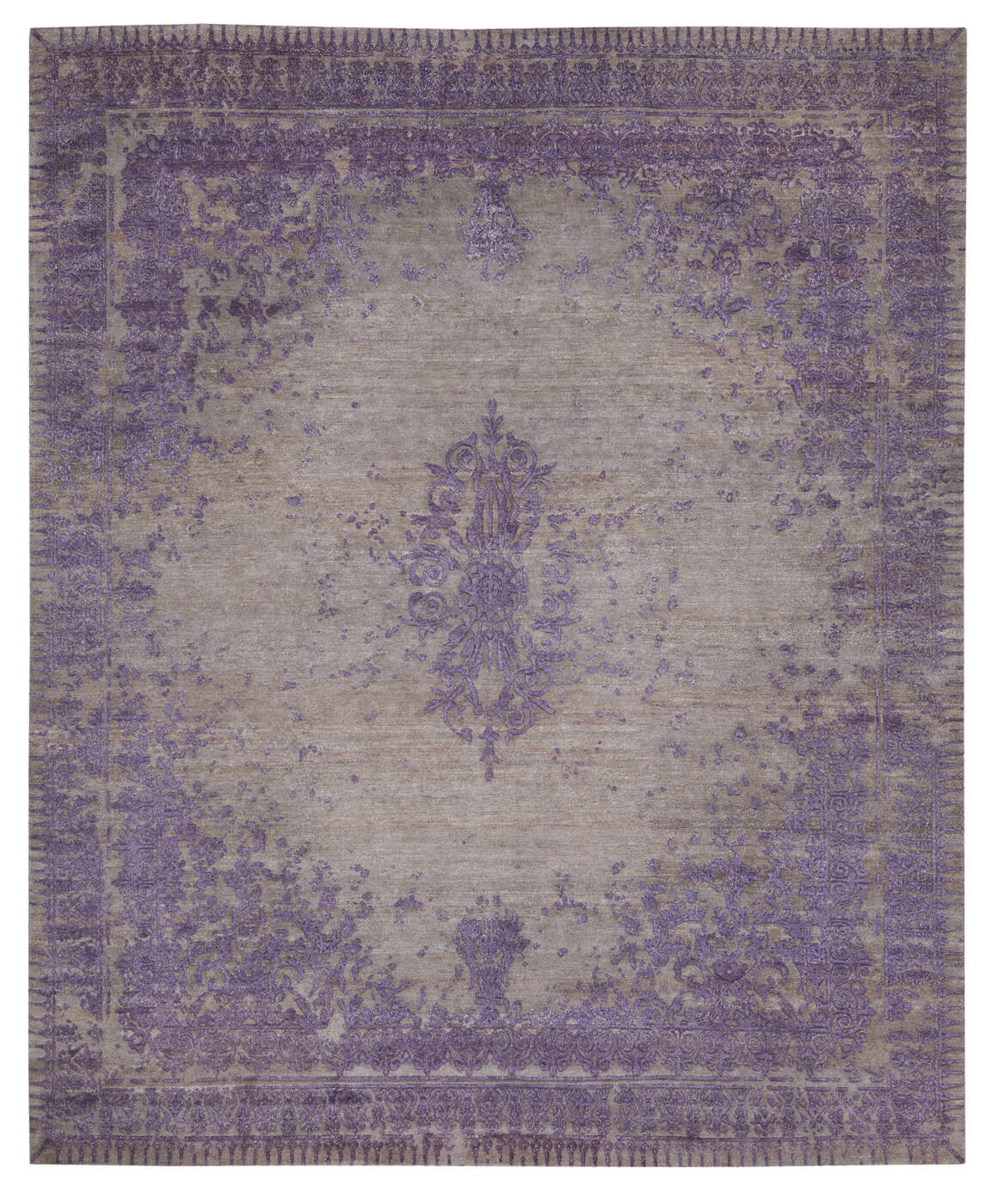 Ferrara special rocked paars tapijt | Maat: 400 × 500 cm