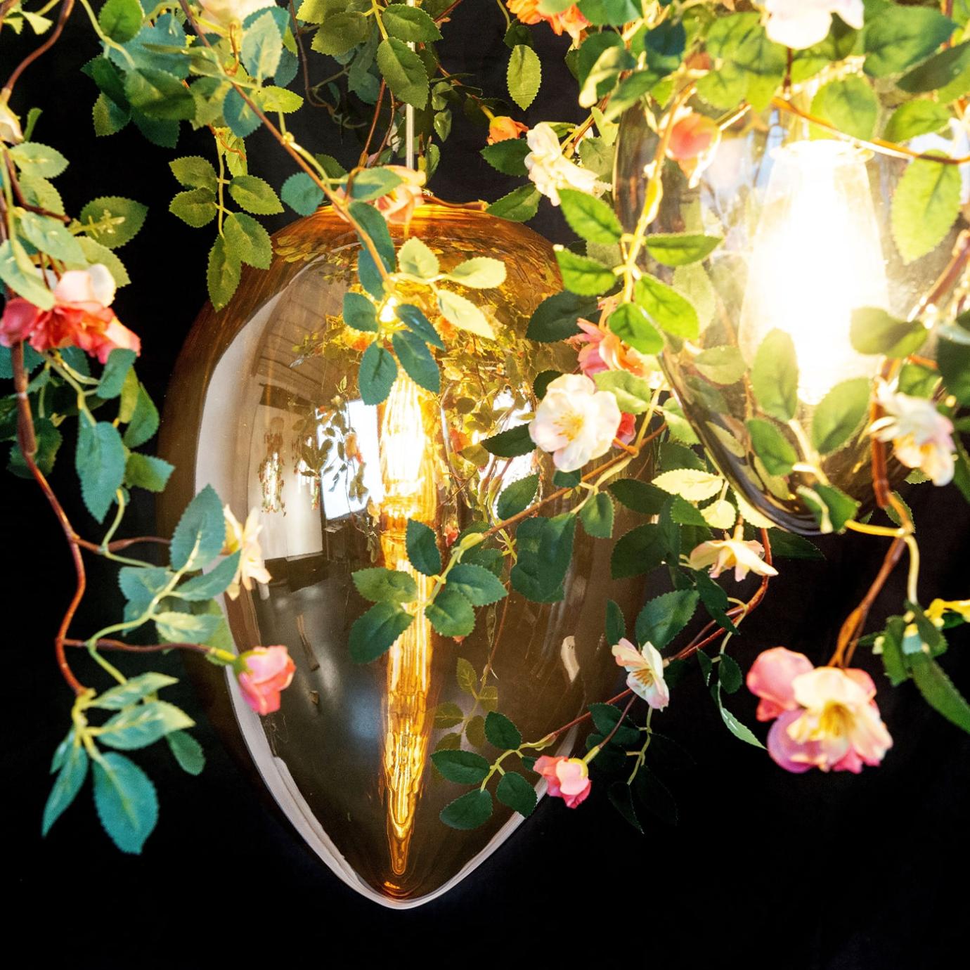 Rose Crystal kroonluchter