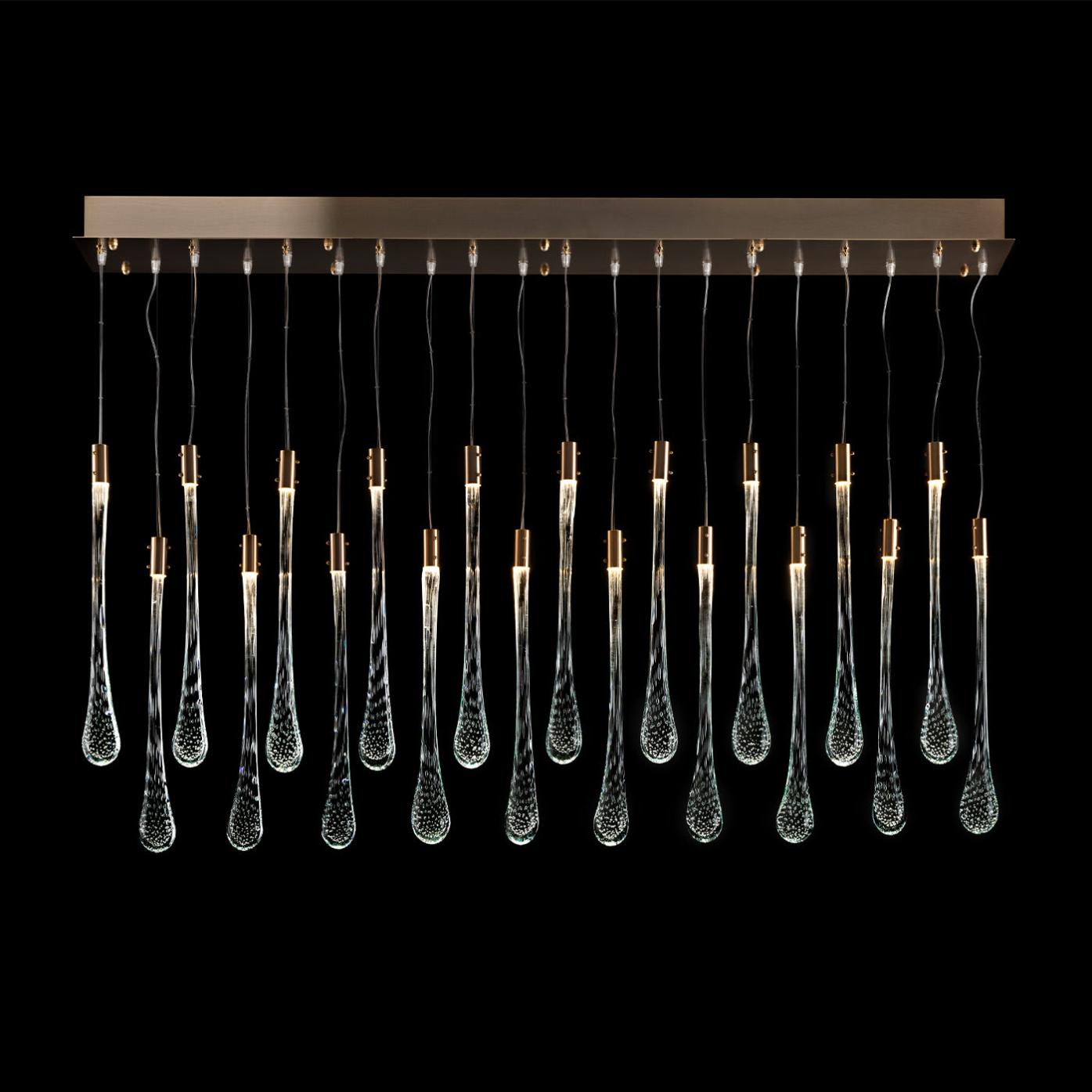 Murano Glas Druppel Kroonluchter